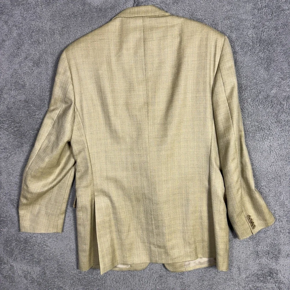 Coppley Sport Coat Men 39R Silk Wool Blazer Bocelli 2112 Shadow Plaid Designer